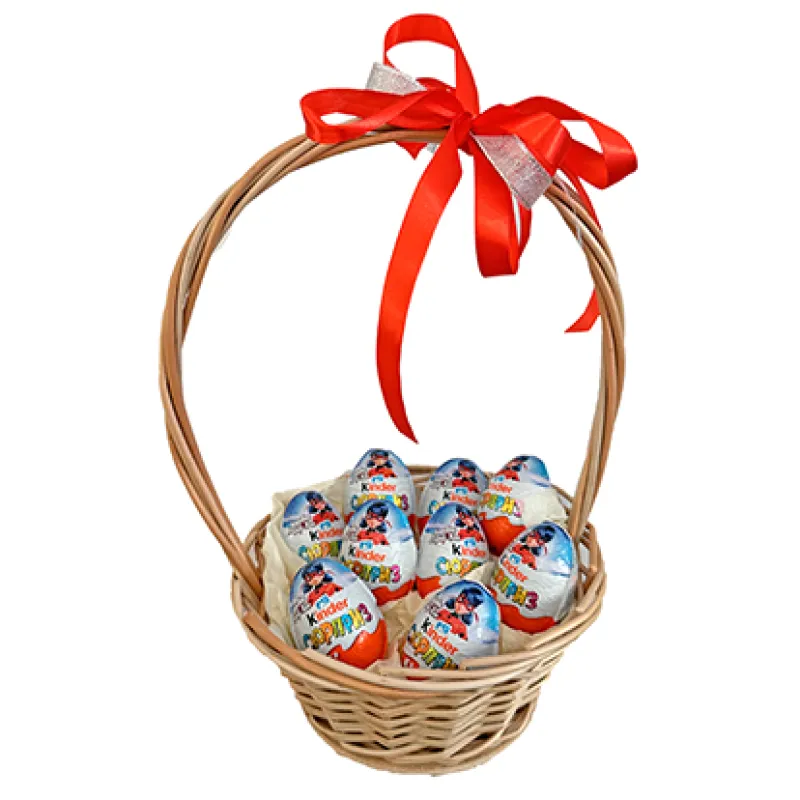 Корзинка с шоколадными яйцами, доставка Можга
